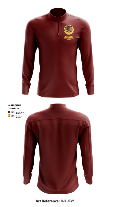 Westside High School Drill 21676715 Quarter Zip Jacket - 1