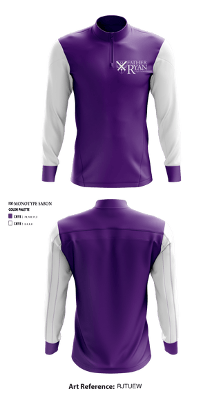 Quarter Zip Jacket, Father Ryan High School Swimming, School Spirit Store, Teamtime, Team time, sublimation, custom sports apparel, team uniforms, spirit wear, spiritwear, sports uniforms, custom shirts, team store, custom team store, fundraiser sports, apparel fundraiser