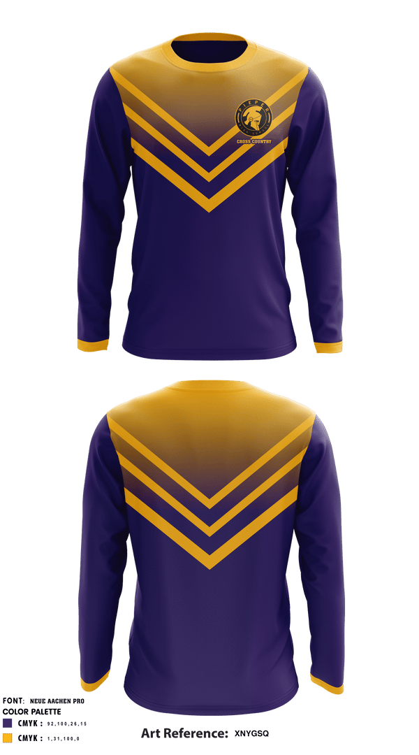 Long Sleeve Performance Shirt, Pieper High School Cross Country, Cross Country, Teamtime, Team time, sublimation, custom sports apparel, team uniforms, spirit wear, spiritwear, sports uniforms, custom shirts, team store, custom team store, fundraiser sports, apparel fundraiser