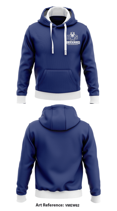 Brevard High School Golf 40024896 Hoodie - 1