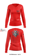 444th En Co 5135337 Women's Long Sleeve V-neck Shirt - 1