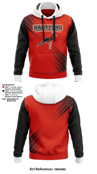 Hoodie, Hartford Central High School Softball, Softball, Teamtime, Team time, sublimation, custom sports apparel, team uniforms, spirit wear, spiritwear, sports uniforms, custom shirts, team store, custom team store, fundraiser sports, apparel fundraiser