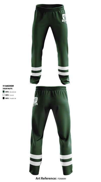 Bonita High School Water Polo 51477086 Sweatpants - 1