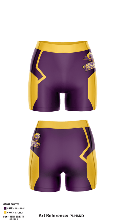 Clarkstown North High School Volleyball 27613067 Women's Shorts - 2