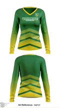 Woodbridge High School Volleyball 47184148 Long Sleeve Performance Shirt - 4