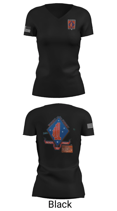 V1/1 23142041 Women's Short Sleeve V-neck Shirt - 21