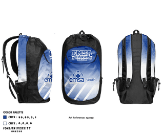 Gear Bag, EMSA Mill Woods Soccer, Football, Teamtime, Team time, sublimation, custom sports apparel, team uniforms, spirit wear, spiritwear, sports uniforms, custom shirts, team store, custom team store, fundraiser sports, apparel fundraiser