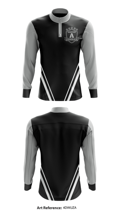 Annistown Elementary 43857991 Quarter Zip Jacket - 1