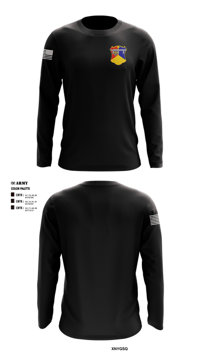 3rd Battalion 66th Armor Regiment 72994019 Long Sleeve Performance Shirt - 1