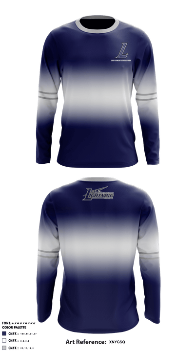Lake Country Lutheran Golf 23096328 Long Sleeve Performance Shirt - 2