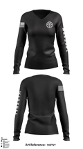 Marshal’s Office 16167545 Women's Long Sleeve V-neck Shirt - 2