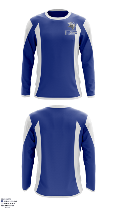 Nimitz High School Cheer 15884343 Long Sleeve Performance Shirt - 1