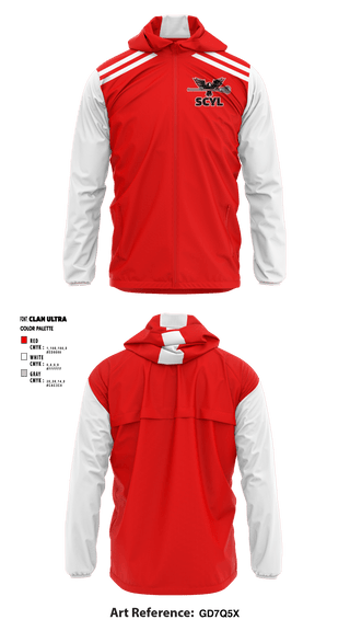 Windbreaker, Smyrna/Clayton Youth Lacrosse, Men's Lacrosse, Teamtime, Team time, sublimation, custom sports apparel, team uniforms, spirit wear, spiritwear, sports uniforms, custom shirts, team store, custom team store, fundraiser sports, apparel fundraiser