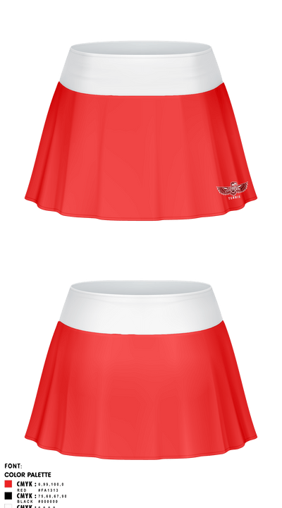 Renton Redhawks 34124165 Skort - 2