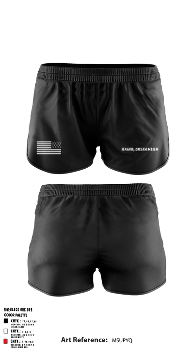 Bravo, 305th MI BN 32687381 Ranger Panties - 1