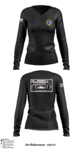 Pittsburgh Police Zone 5 25572947 Women's Long Sleeve V-neck Shirt - 7