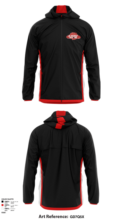 A1RockOut Training 96332002 Windbreaker - 2