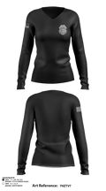 Military police investigations 35614976 Women's Long Sleeve V-neck Shirt - 1