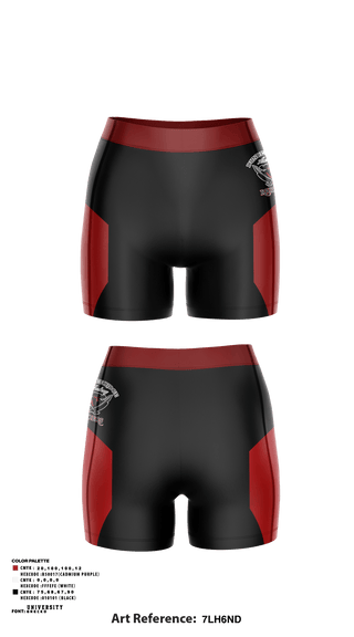 Women's Compression Shorts, Dundee Ridge Middle School Volleyball, Women's Volleyball, Teamtime, Team time, sublimation, custom sports apparel, team uniforms, spirit wear, spiritwear, sports uniforms, custom shirts, team store, custom team store, fundraiser sports, apparel fundraiser