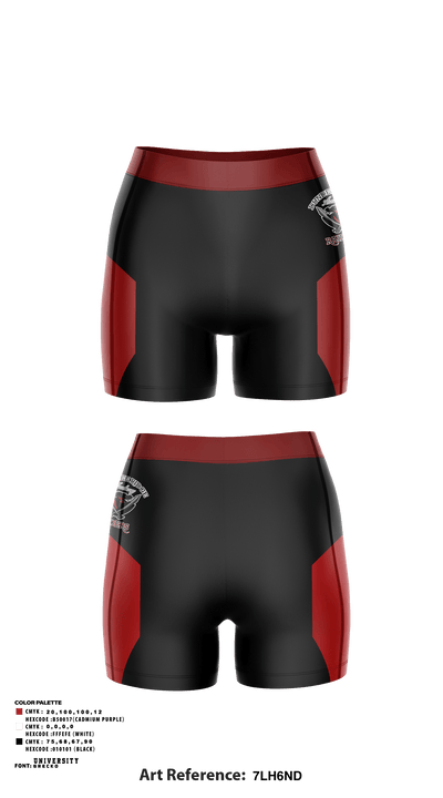 Dundee Ridge Middle School Volleyball 85506815 Women's Compression Shorts - 2
