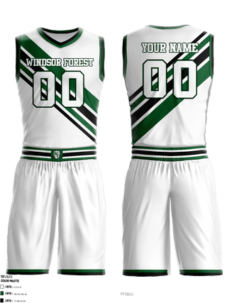 Mens Basketball Jersey, Windsor Forest High School Basketball, Men's Basketball, Teamtime, Team time, sublimation, custom sports apparel, team uniforms, spirit wear, spiritwear, sports uniforms, custom shirts, team store, custom team store, fundraiser sports, apparel fundraiser