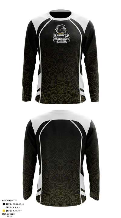 Eisenhower Middle School Cheer 43051739 Long Sleeve Performance Shirt - 1