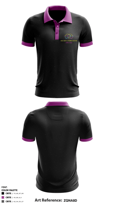 Hawaii Gamers & Streaming Association 501c3 60906741 Short Sleeve Performance Polo - 1