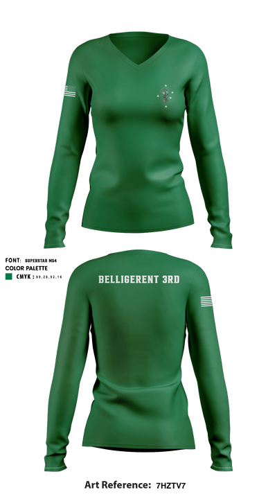 1st battalion 7th marines baker conpany 20110523 Women's Long Sleeve V-neck Shirt - 1