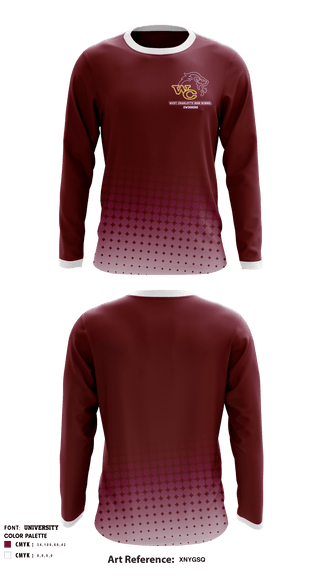 Long Sleeve Performance Shirt, West Charlotte High School Swimming, School Spirit Store, Teamtime, Team time, sublimation, custom sports apparel, team uniforms, spirit wear, spiritwear, sports uniforms, custom shirts, team store, custom team store, fundraiser sports, apparel fundraiser