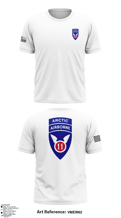 11th Airborne Division 20020731 Short Sleeve Performance Shirt - 2