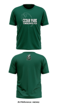 Cedar Park Timberwolves 13556335 Short Sleeve Performance Shirt - 9