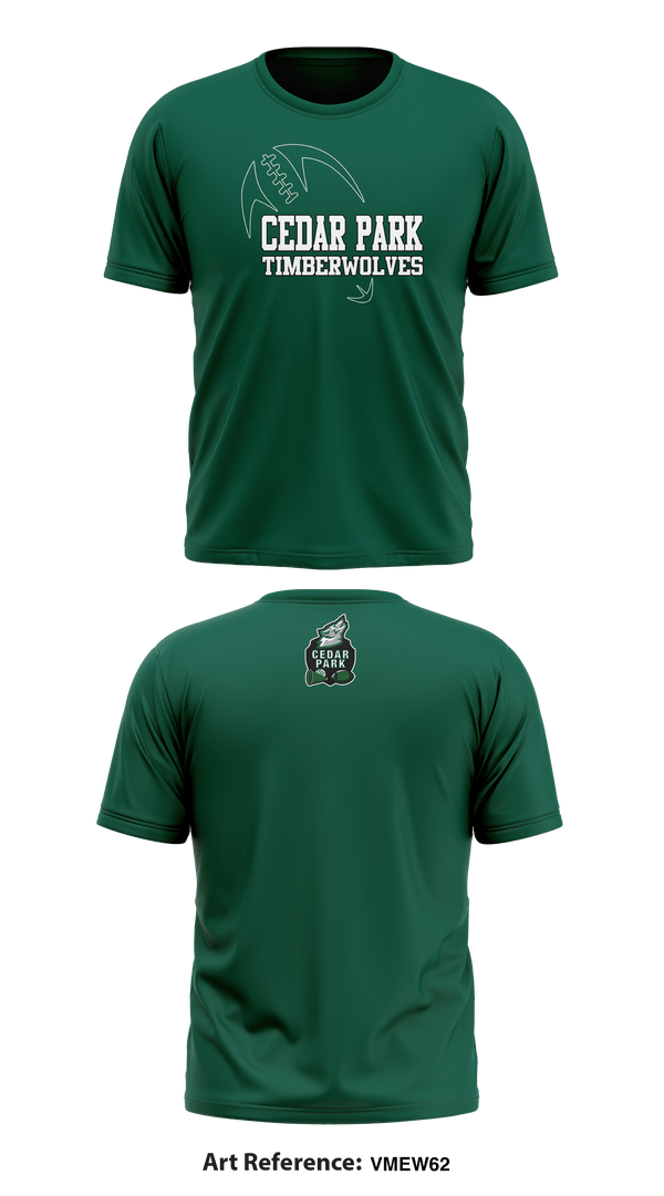 Short Sleeve Performance Shirt, Cedar Park Timberwolves, Football, Teamtime, Team time, sublimation, custom sports apparel, team uniforms, spirit wear, spiritwear, sports uniforms, custom shirts, team store, custom team store, fundraiser sports, apparel fundraiser