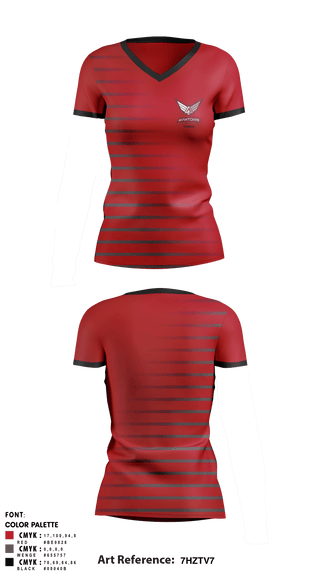 Women's Short Sleeve Vneck Shirt, Cedar Valley High School, Tennis, Teamtime, Team time, sublimation, custom sports apparel, team uniforms, spirit wear, spiritwear, sports uniforms, custom shirts, team store, custom team store, fundraiser sports, apparel fundraiser