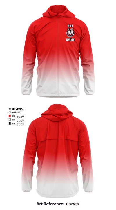 Wolves 58359510 Windbreaker - 1