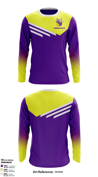 Long Sleeve Performance Shirt, Winner High School Dance, , Teamtime, Team time, sublimation, custom sports apparel, team uniforms, spirit wear, spiritwear, sports uniforms, custom shirts, team store, custom team store, fundraiser sports, apparel fundraiser