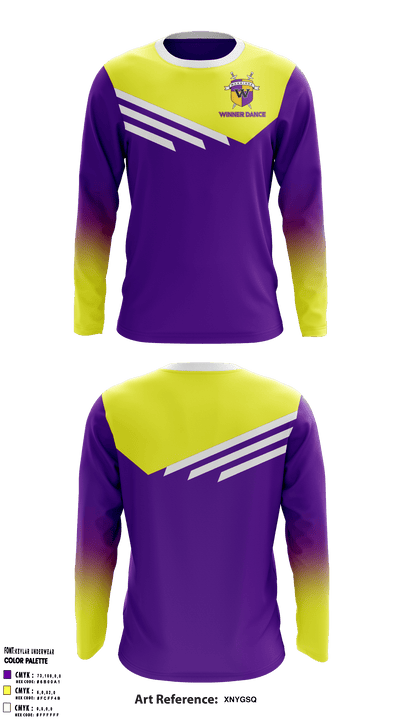 Winner High School Dance 81397679 Long Sleeve Performance Shirt - 1