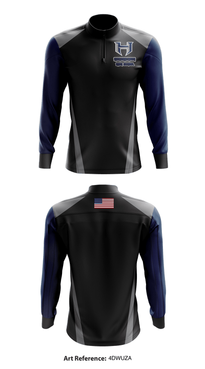 Hendrickson High School 62261568 Quarter Zip Jacket - 1