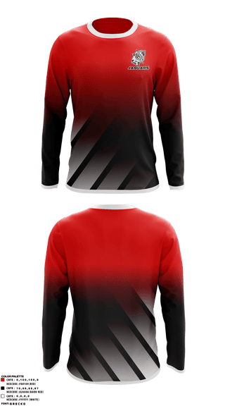 Long Sleeve Performance Shirt, Jaguars, Women's Soccer, Teamtime, Team time, sublimation, custom sports apparel, team uniforms, spirit wear, spiritwear, sports uniforms, custom shirts, team store, custom team store, fundraiser sports, apparel fundraiser