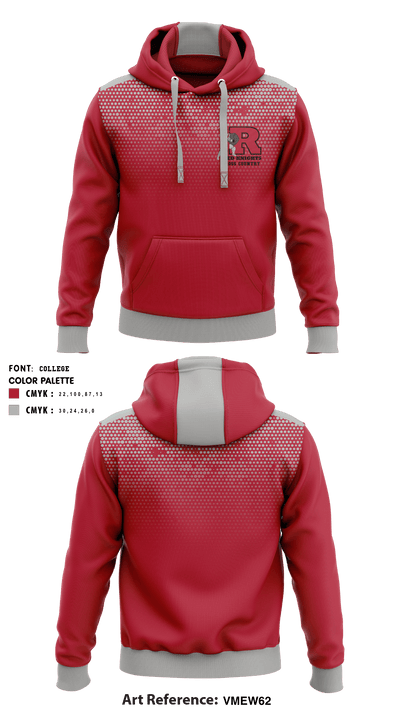 Reading High School Cross Country 87526146 Hoodie - 1