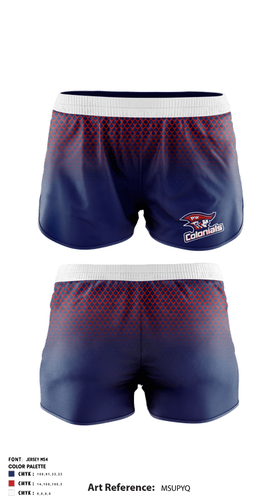 Plymouth Whitemarsh High School Cross Country 10498628 Track Shorts - 1