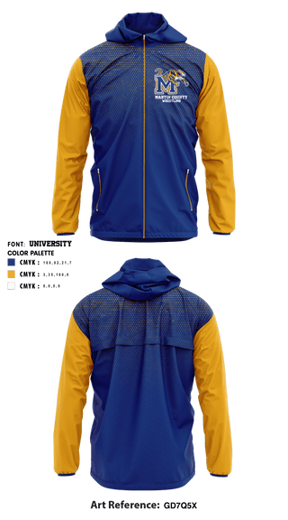 Windbreaker, Martin County High School Wrestling, Wrestling, Teamtime, Team time, sublimation, custom sports apparel, team uniforms, spirit wear, spiritwear, sports uniforms, custom shirts, team store, custom team store, fundraiser sports, apparel fundraiser