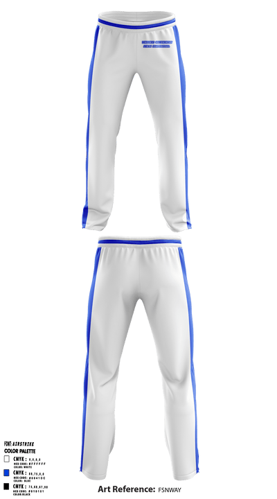 Western Basketball Conference 17228409 Sweatpants - 1
