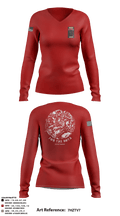 3rd Battalion 7th Special Forces 91143521 Women's Long Sleeve V-neck Shirt - 2