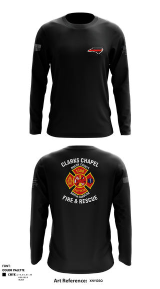 Long Sleeve Performance Shirt, Clarks Chapel Fire & Rescue, Fire Department, Teamtime, Team time, sublimation, custom sports apparel, team uniforms, spirit wear, spiritwear, sports uniforms, custom shirts, team store, custom team store, fundraiser sports, apparel fundraiser