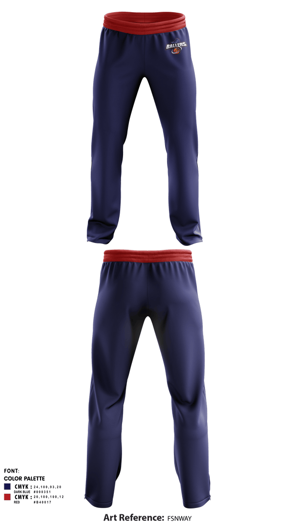 Sweatpants, Ballers Basketball, Men's Basketball, Teamtime, Team time, sublimation, custom sports apparel, team uniforms, spirit wear, spiritwear, sports uniforms, custom shirts, team store, custom team store, fundraiser sports, apparel fundraiser