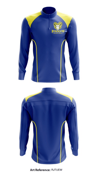 Quarter Zip Jacket, Robinson Secondary School Basketball, Men's Basketball, Teamtime, Team time, sublimation, custom sports apparel, team uniforms, spirit wear, spiritwear, sports uniforms, custom shirts, team store, custom team store, fundraiser sports, apparel fundraiser