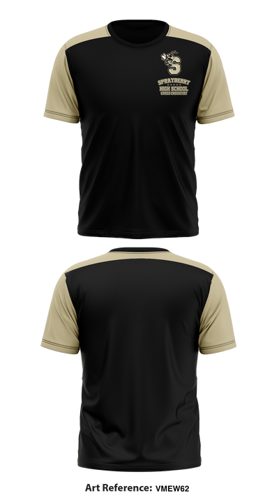 Sprayberry High School Cross Country 9493980 Short Sleeve Performance Shirt - 1