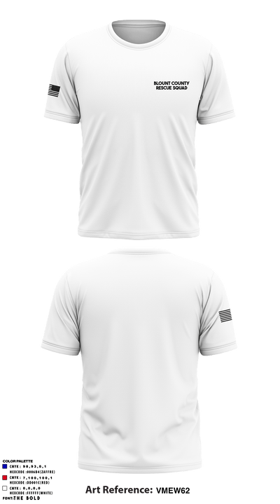 Blount County Rescue Squad 66497611 Short Sleeve Performance Shirt - 3