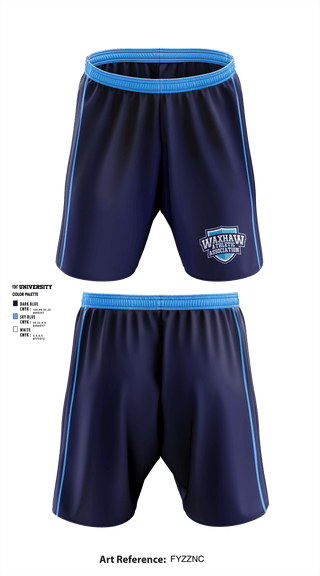 Athletic Shorts With Pockets, Waxhaw Athletic Association, Spirit Store, Teamtime, Team time, sublimation, custom sports apparel, team uniforms, spirit wear, spiritwear, sports uniforms, custom shirts, team store, custom team store, fundraiser sports, apparel fundraiser