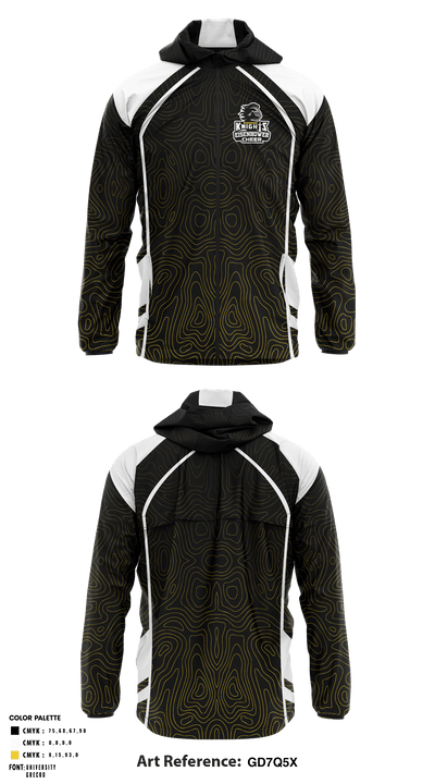Eisenhower Middle School Cheer 43051739 Windbreaker - 1
